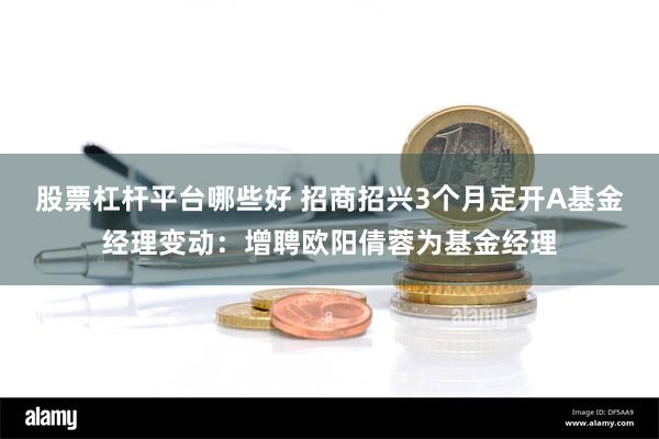 股票杠杆平台哪些好 招商招兴3个月定开A基金经理变动：增聘欧阳倩蓉为基金经理