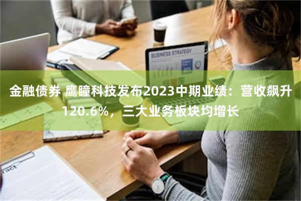 金融债券 鹰瞳科技发布2023中期业绩：营收飙升120.6%，三大业务板块均增长