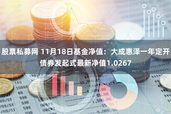 股票私募网 11月18日基金净值：大成惠泽一年定开债券发起式最新净值1.0267